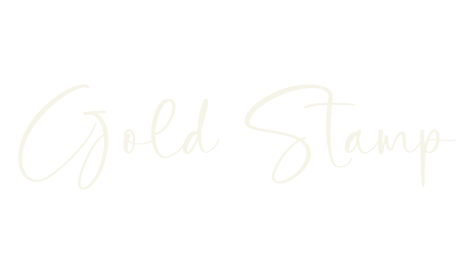 Gold Stamp, script font preview