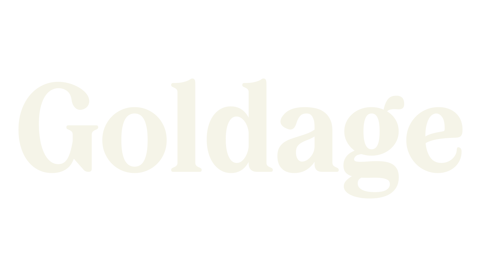 Goldage, cursive font preview