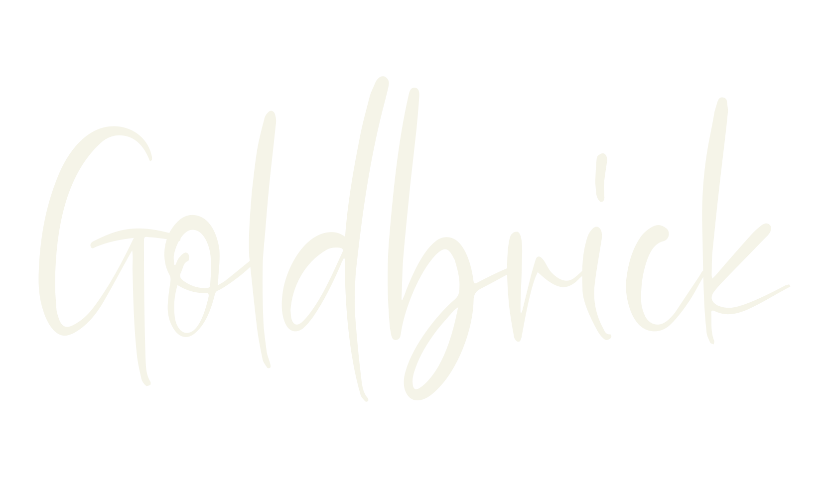 Goldbrick, handwriting font preview