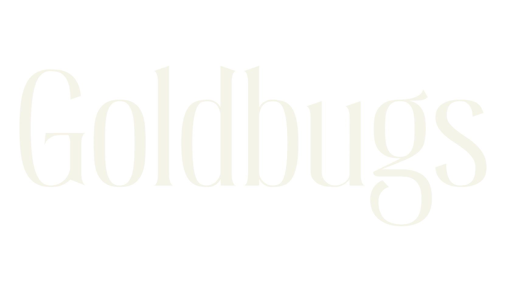 Goldbugs, fancy font preview