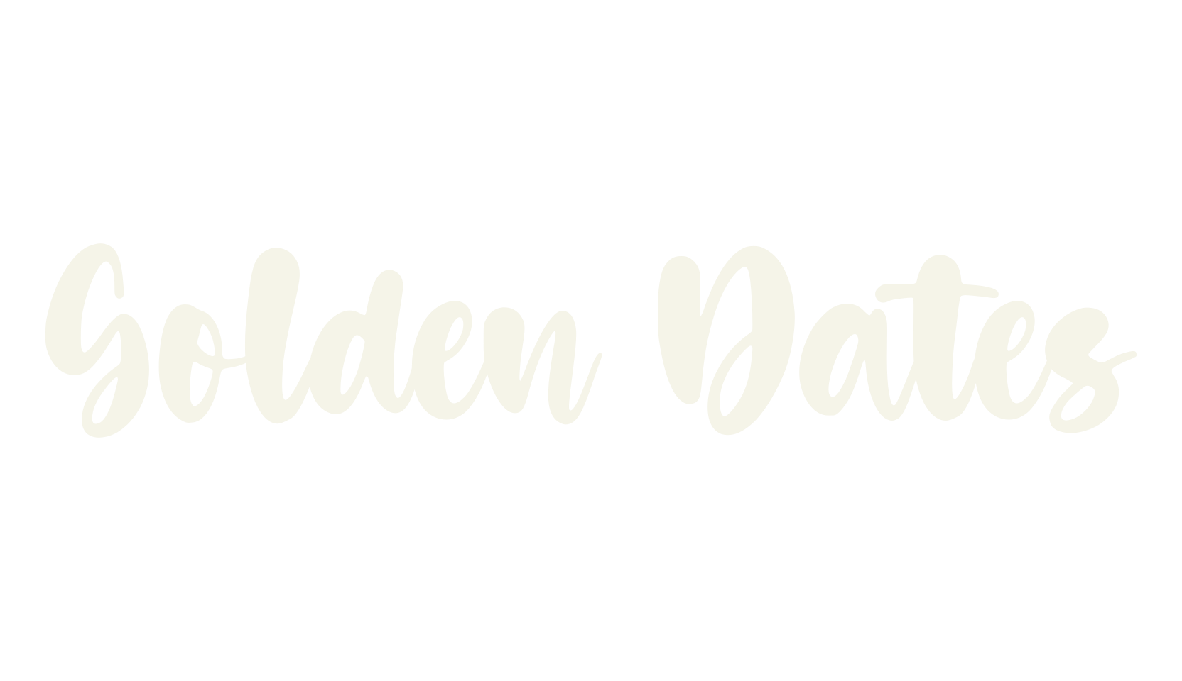 Golden Dates, fashion script font preview
