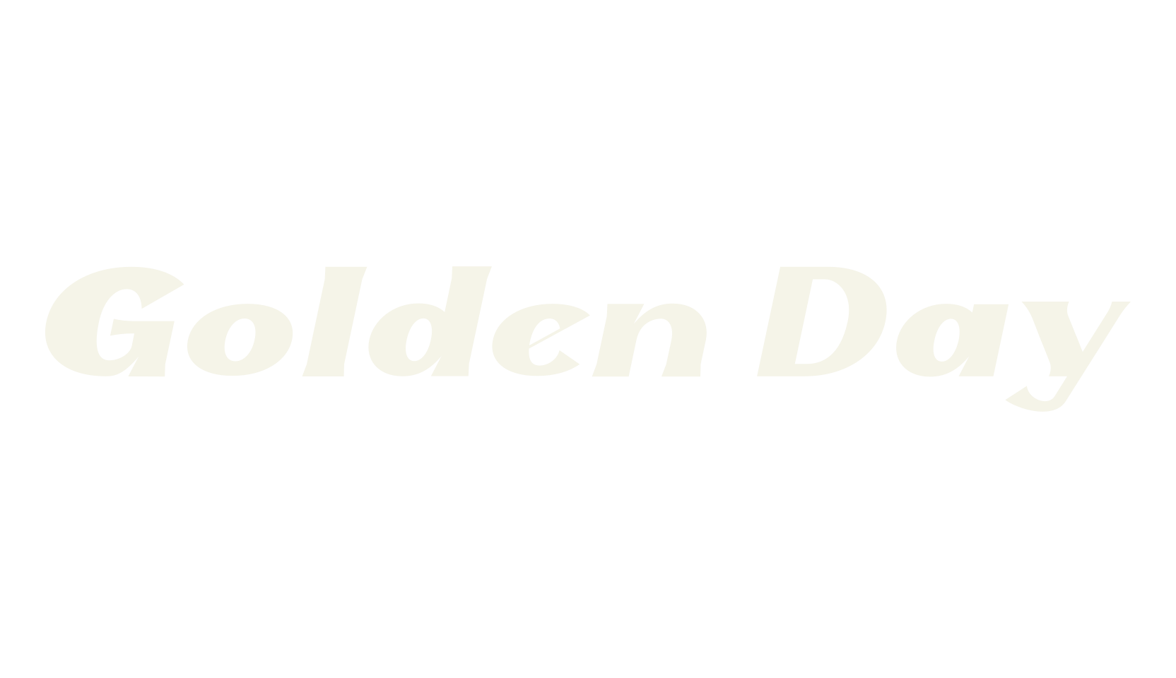 Golden Day, bold font preview