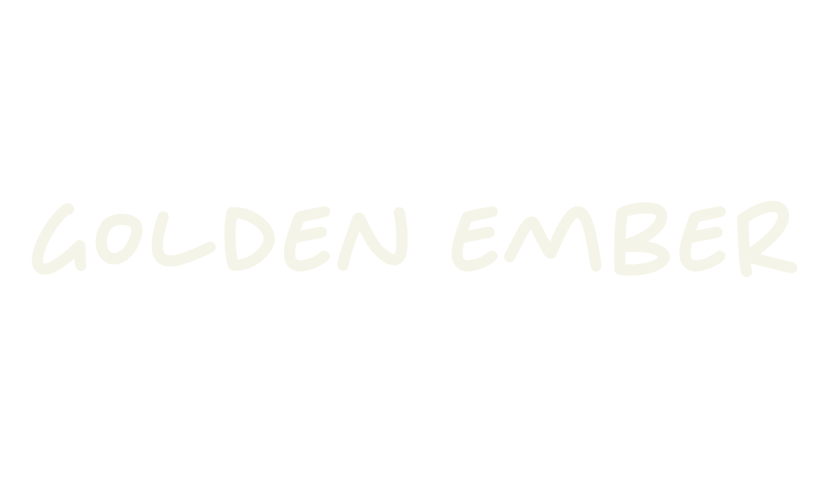 Golden Ember, handwriting font preview