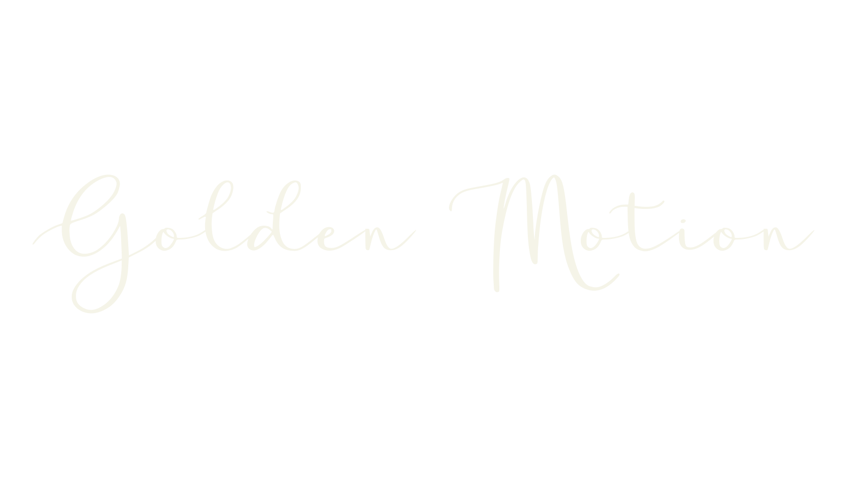 Golden Motion, fancy font preview