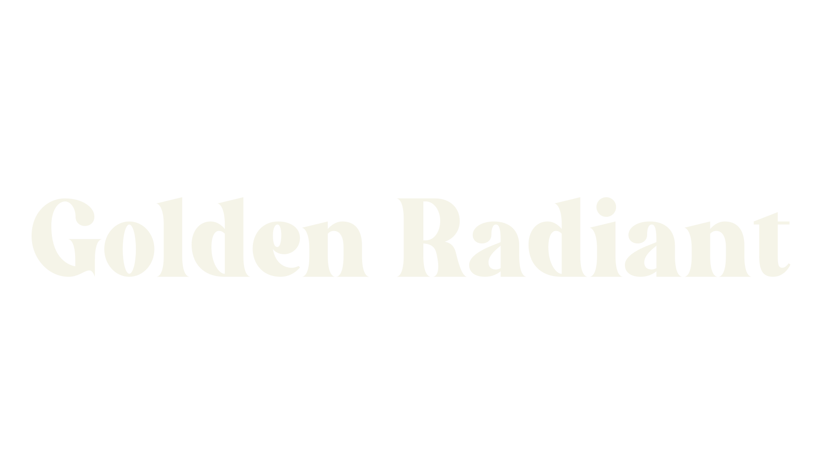 Golden Radiant, serif font preview