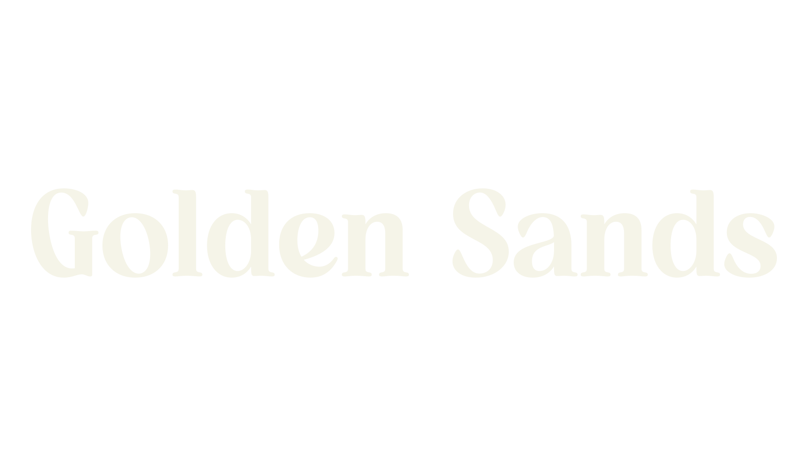 Golden Sands, serif font preview