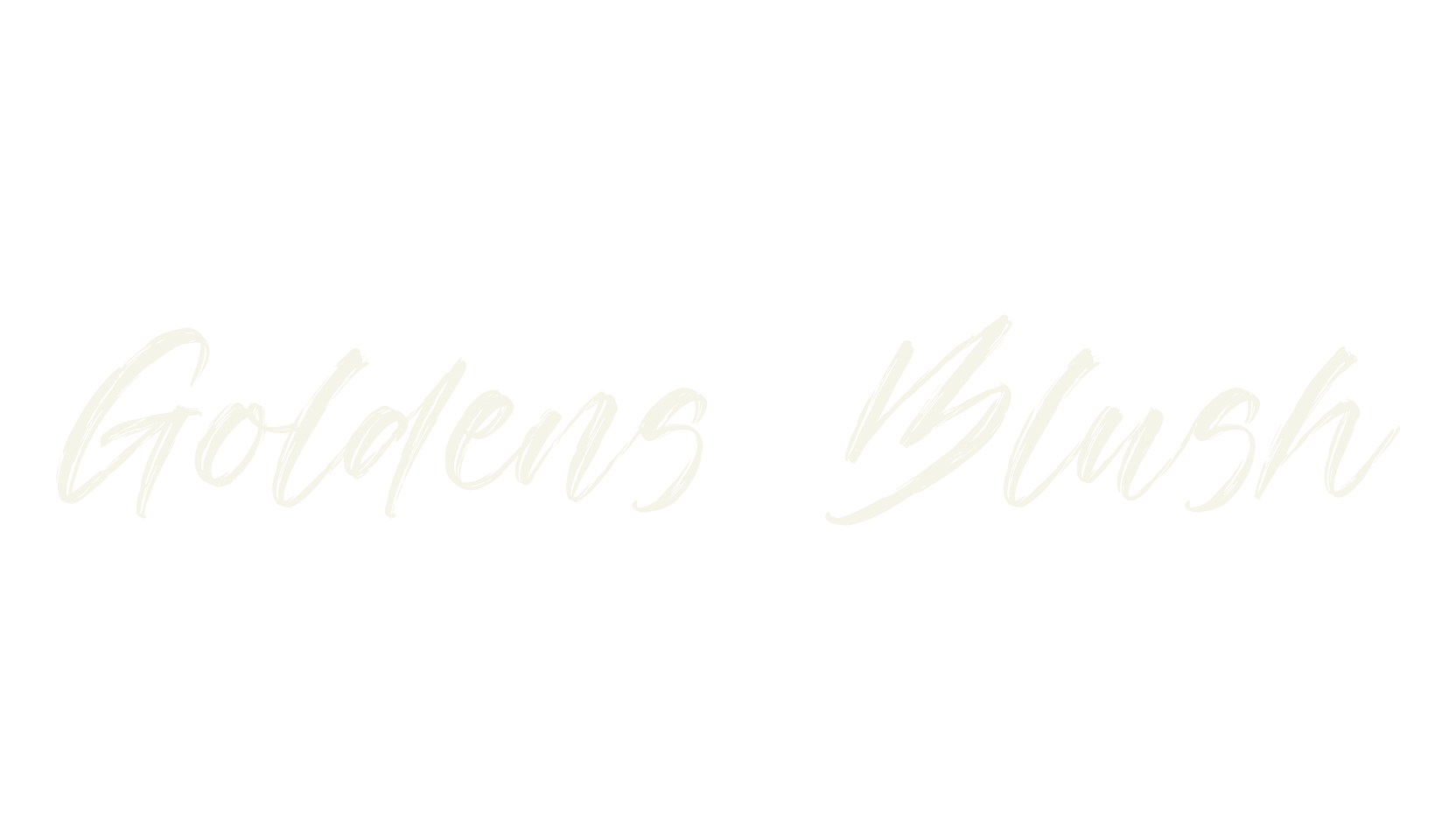 Goldens Blush, lettering font preview
