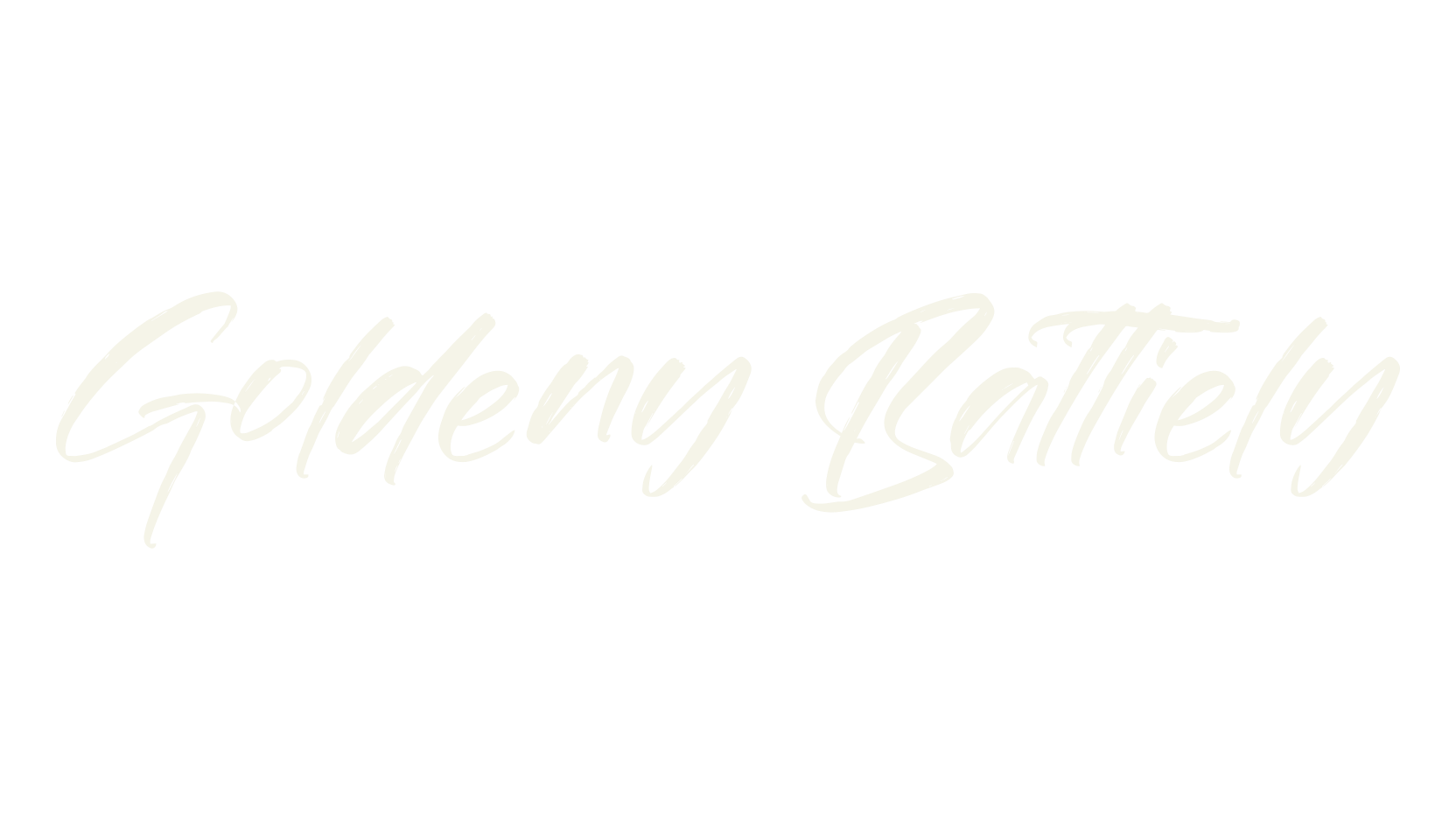 Goldeny Battiely, wedding font preview