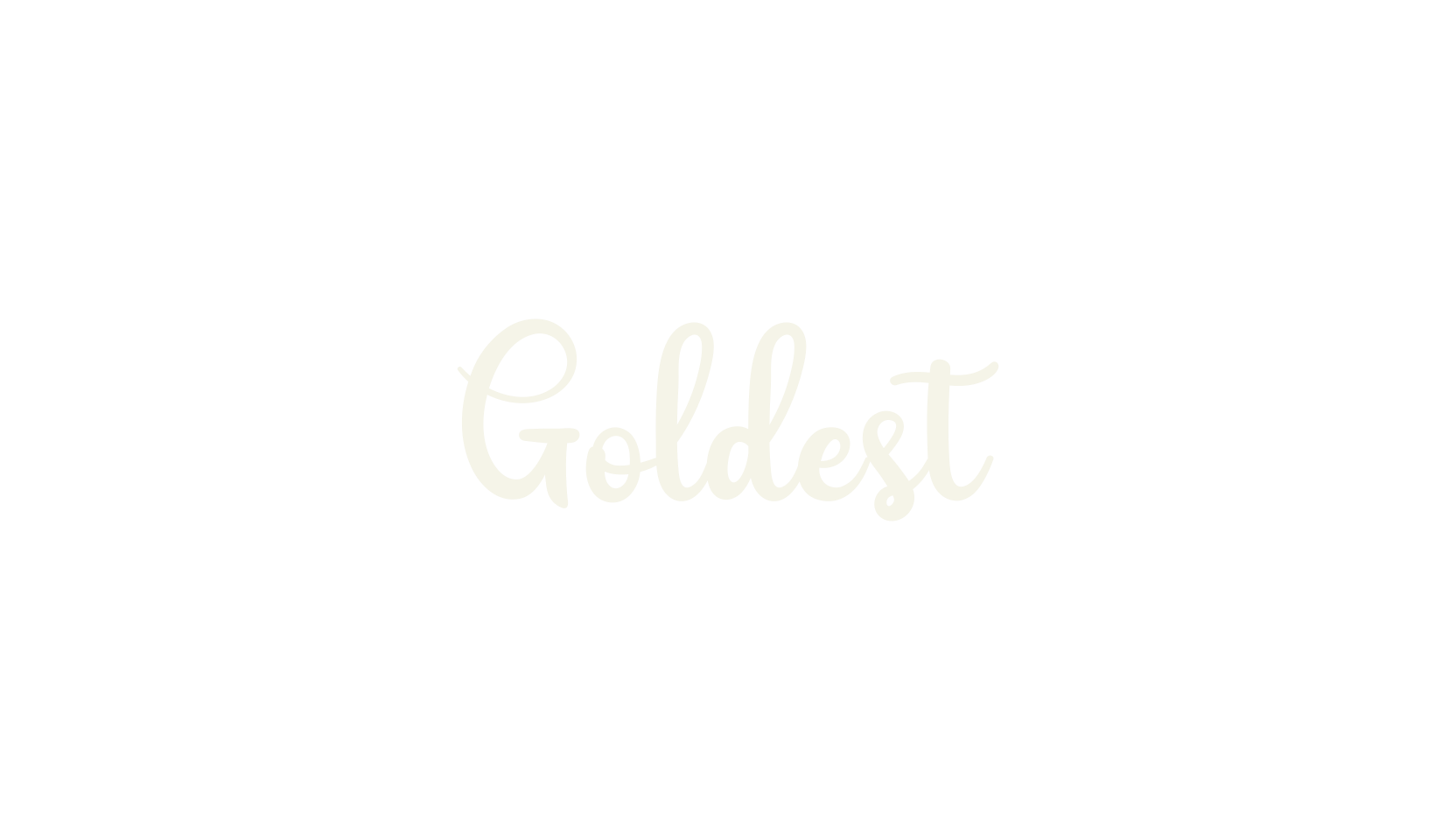 Goldest, cursive font preview