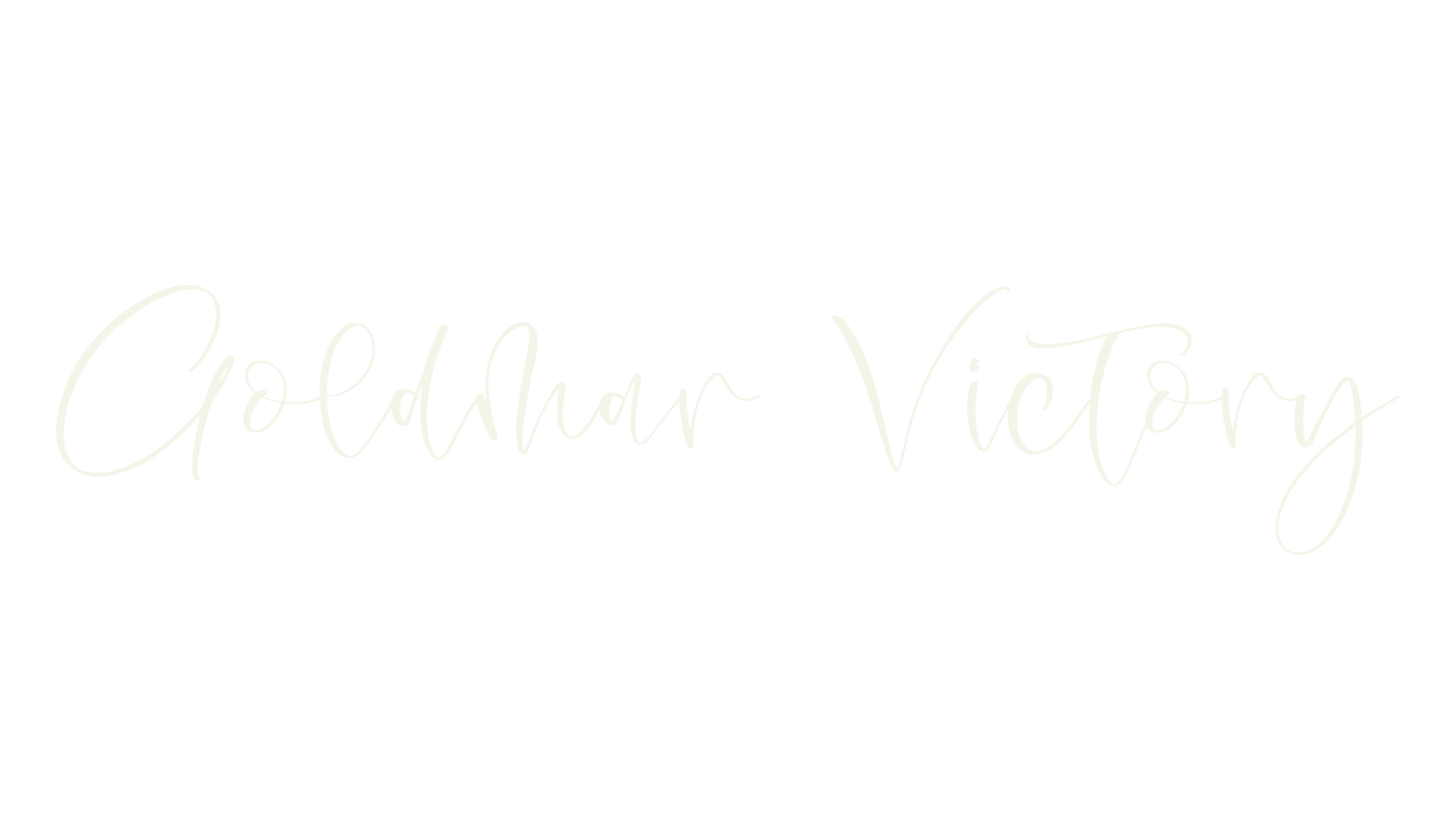 Goldmar Victory, script font preview