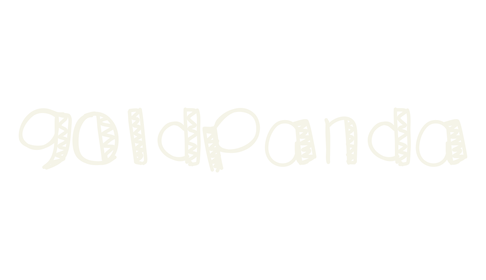 GoldPanda, handwritten font preview