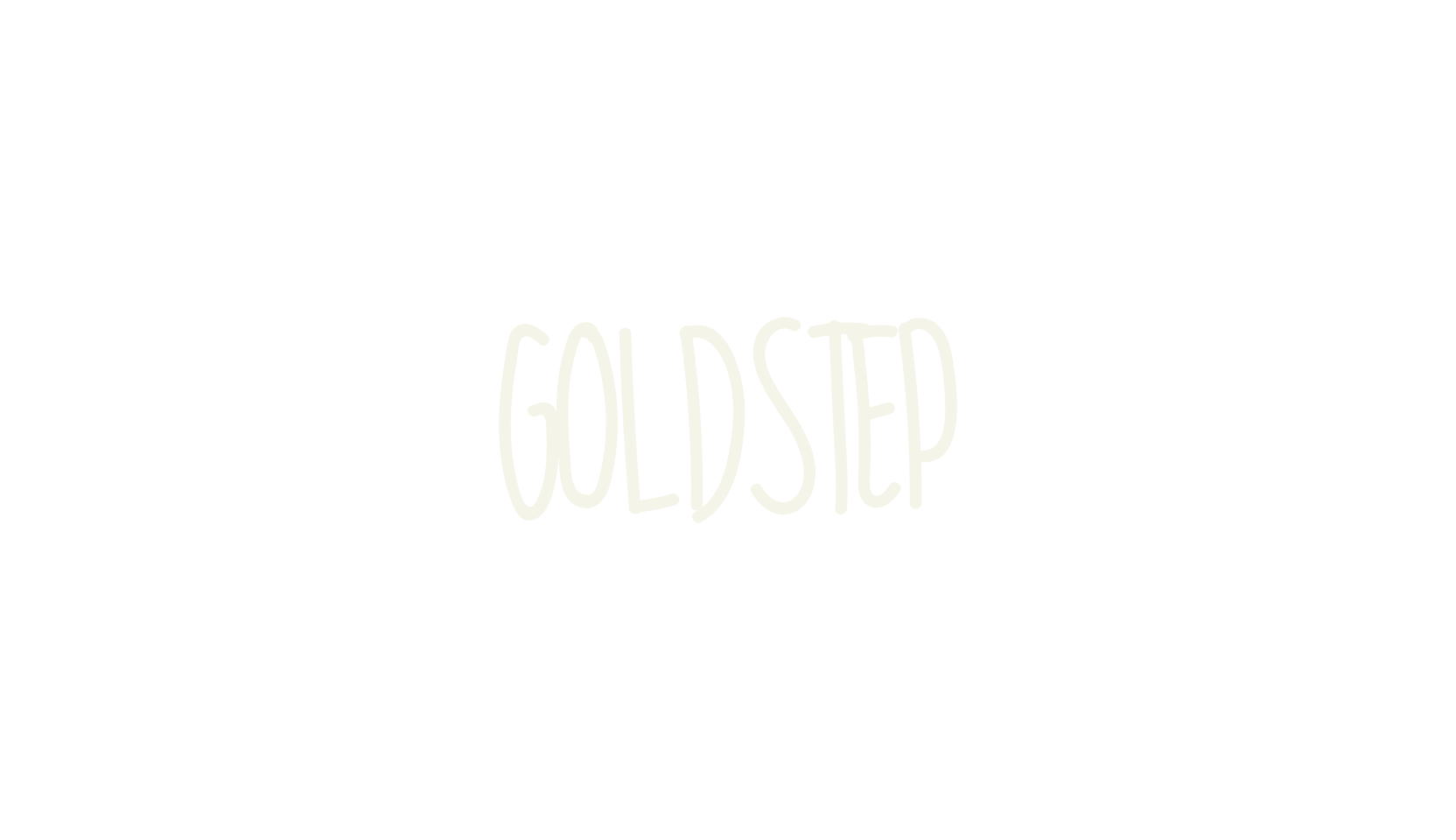 GOLDSTEP, comic sans font preview