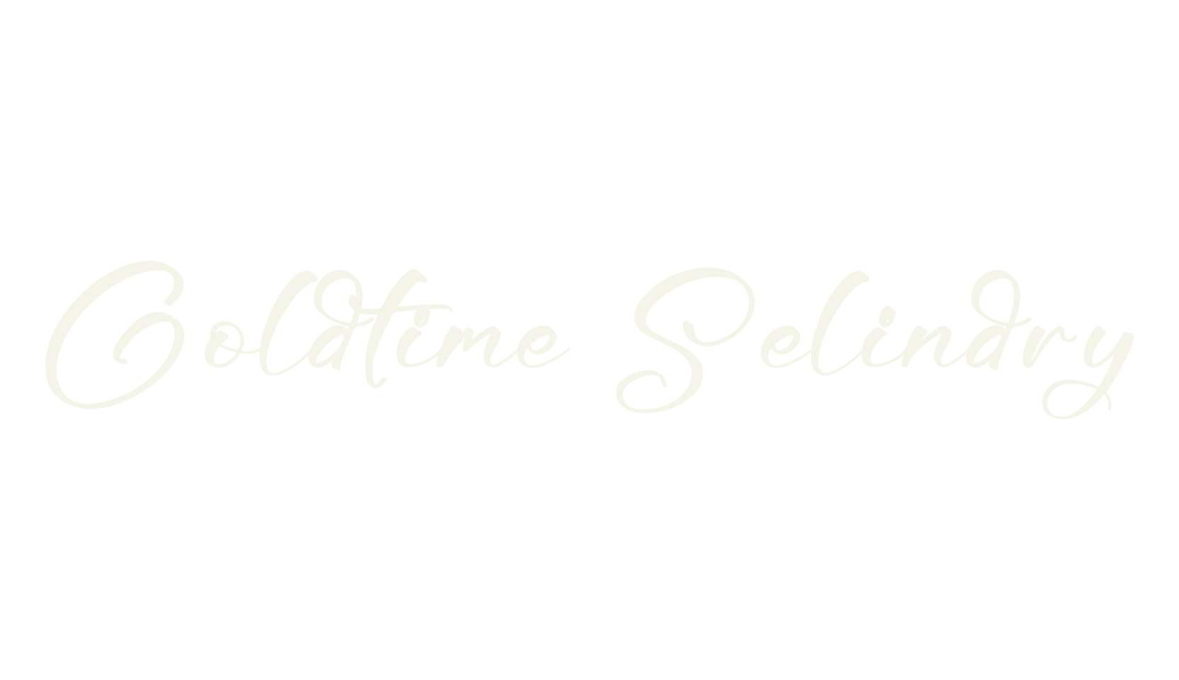 Goldtime Selindry, script font preview