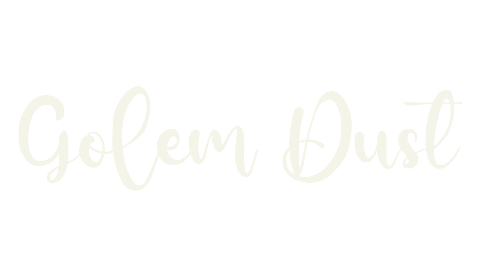Golem Dust, fashion sign font preview