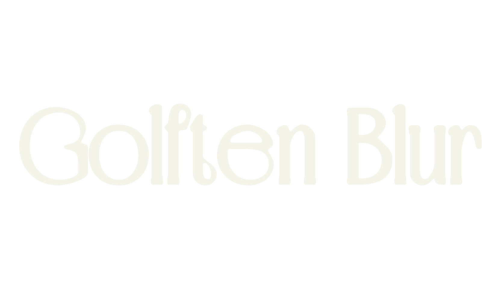 Golften Blur, art deco font preview