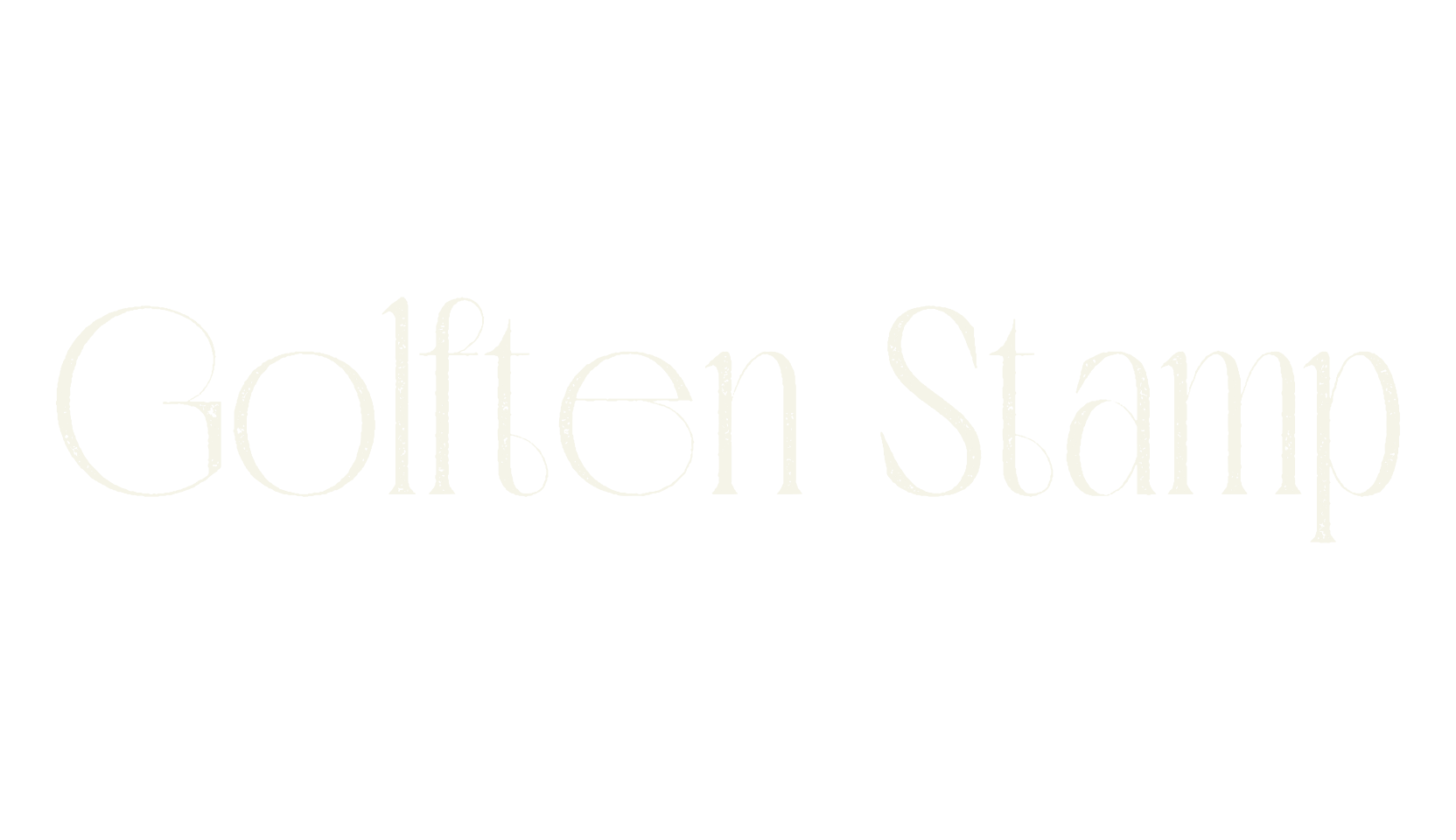 Golften Stamp, art deco font preview