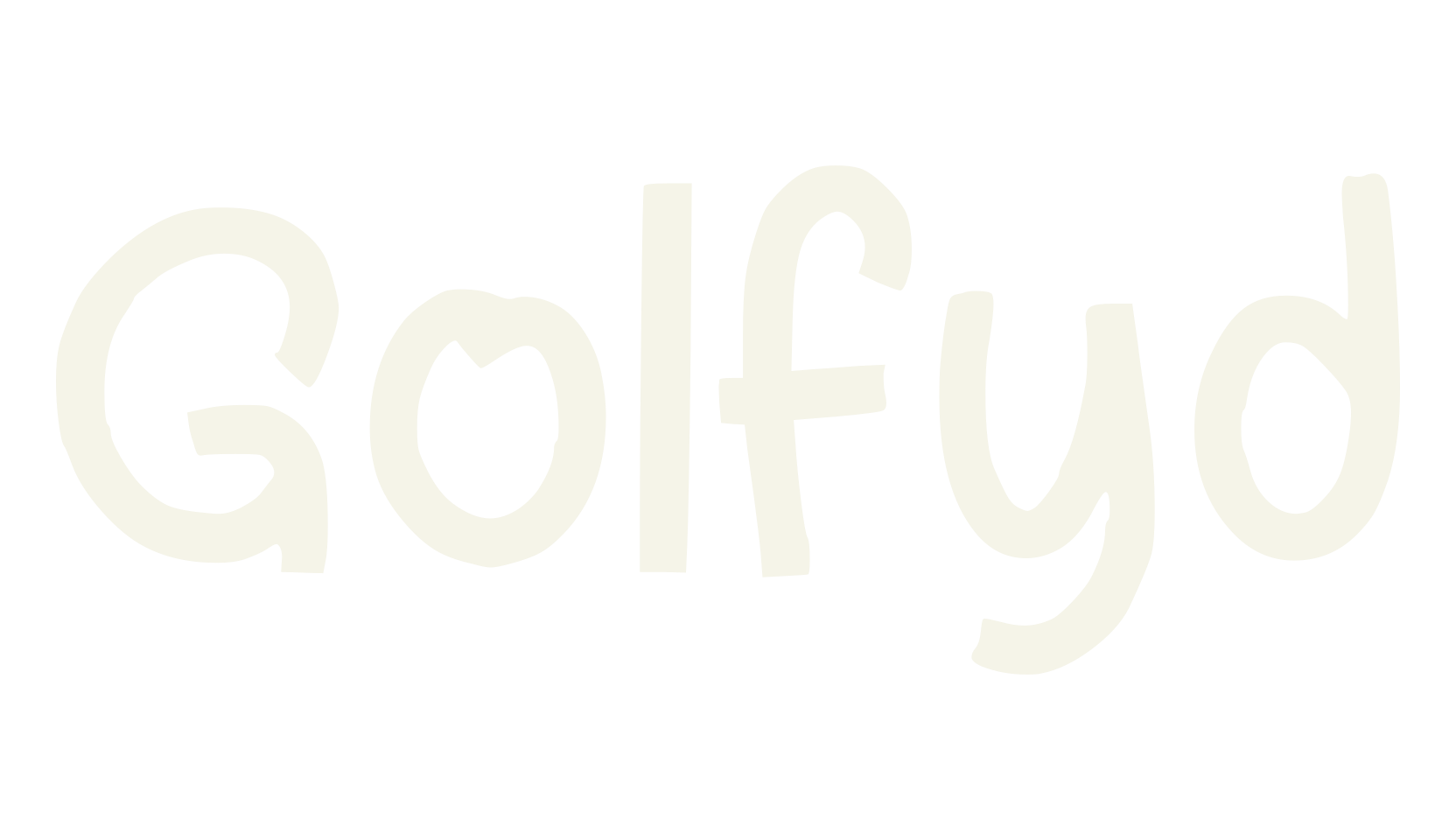 Golfyd, text font preview