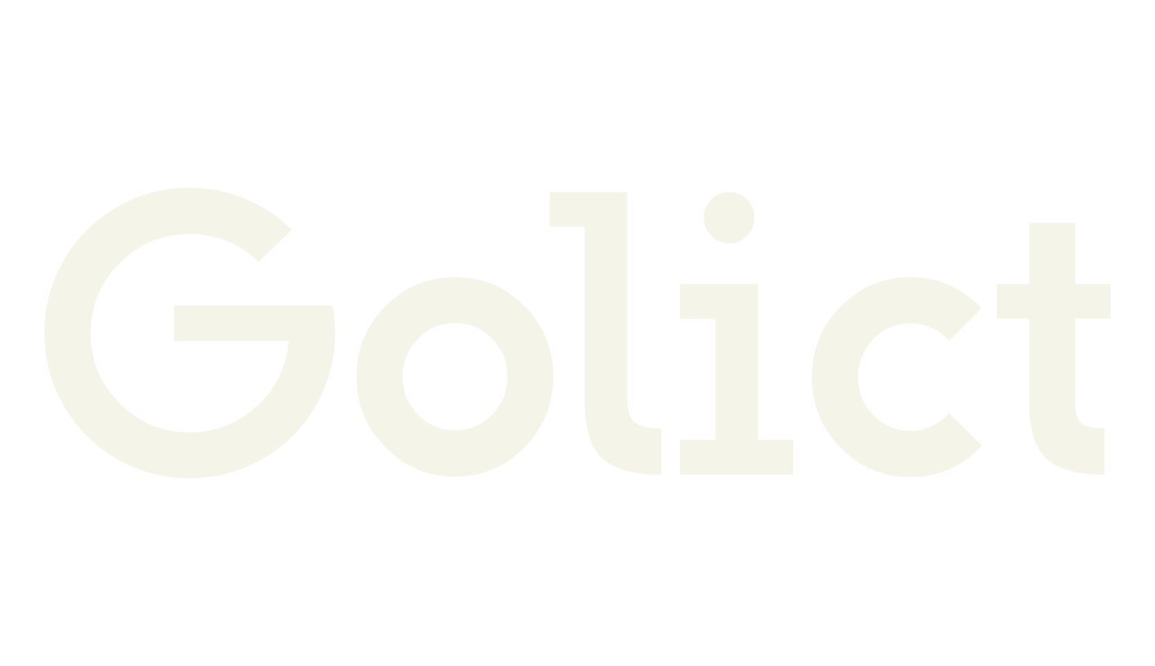 Golict, letter font preview