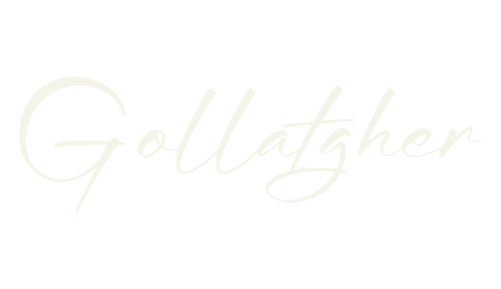 Gollatgher, script font preview