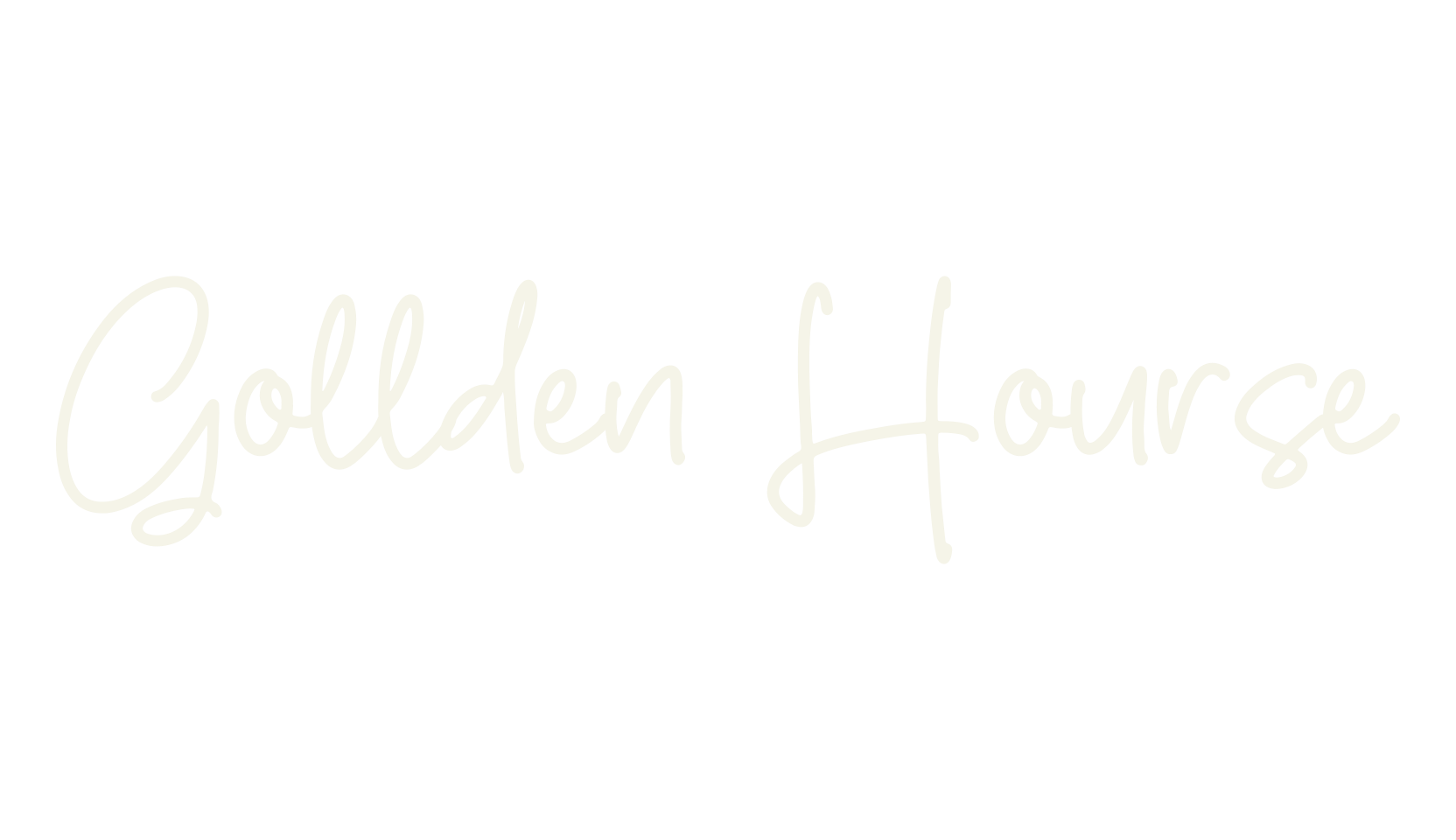 Gollden Hourse, script font preview