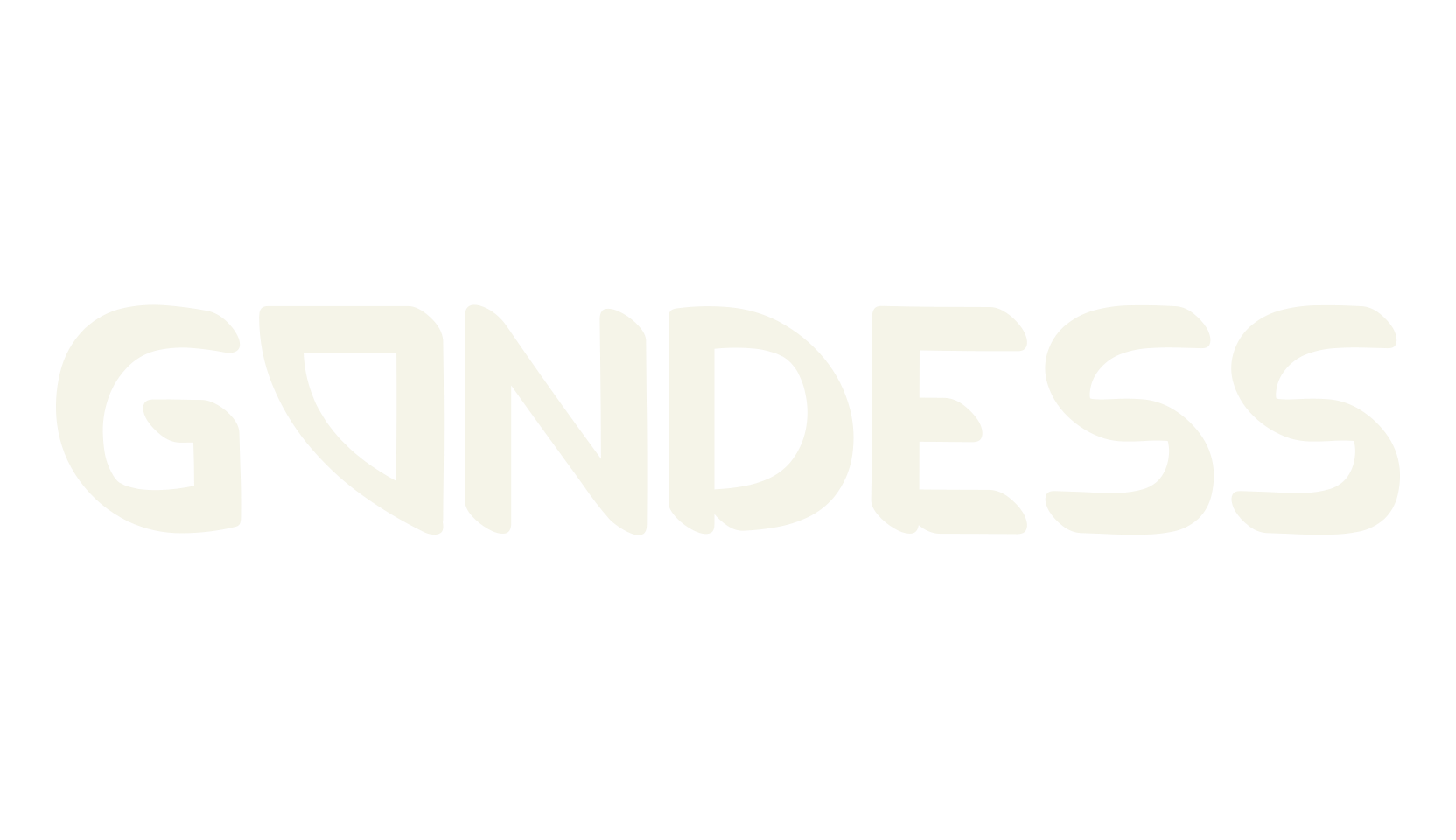 GONDESS, display font preview