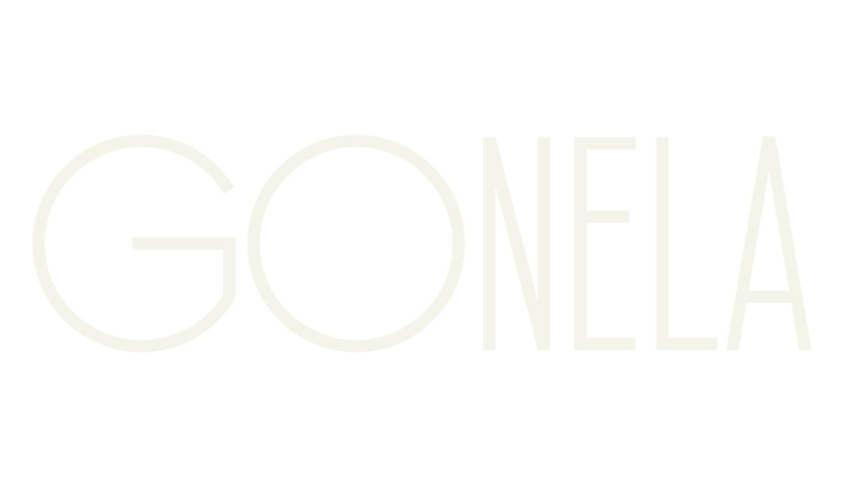 Gonela, condensed font preview