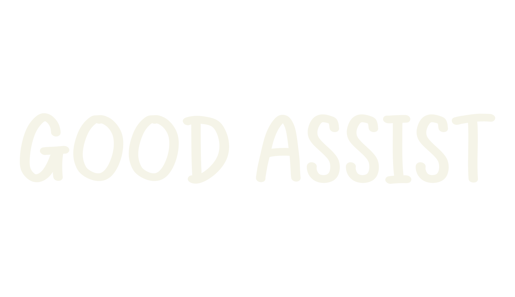 GOOD ASSIST, handwriting font preview