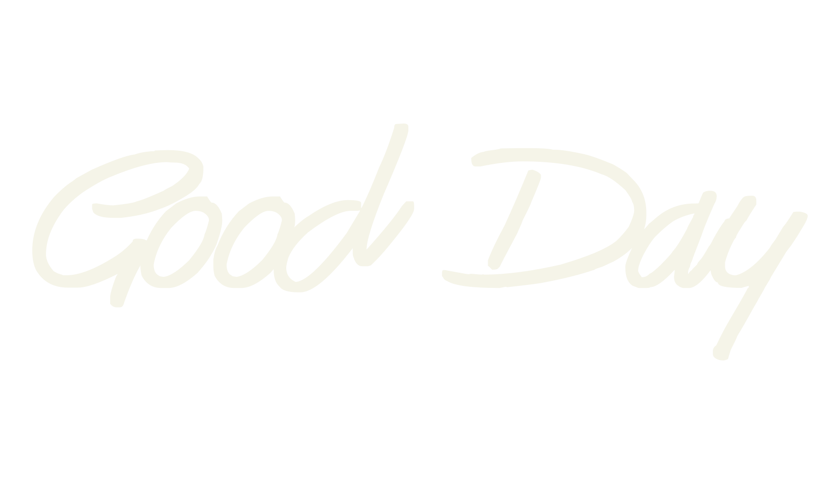 Good Day, fashion script font preview