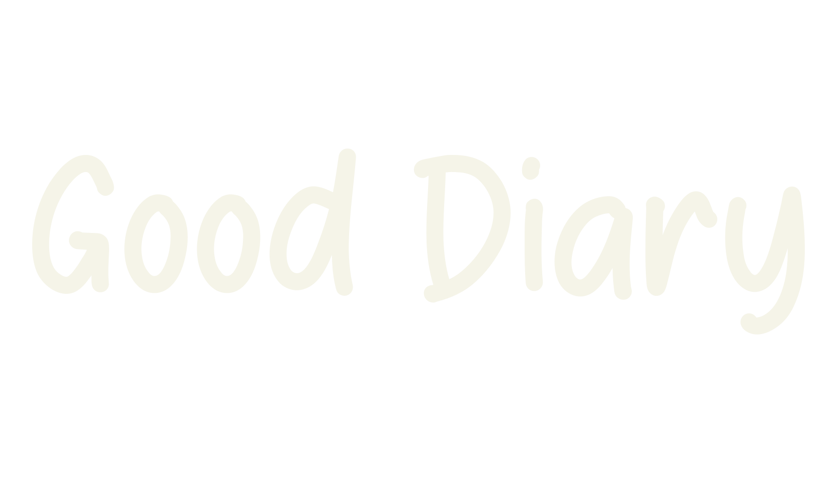 Good Diary, handwriting font preview