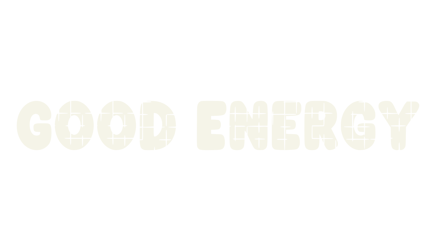 Good Energy, cursive font preview