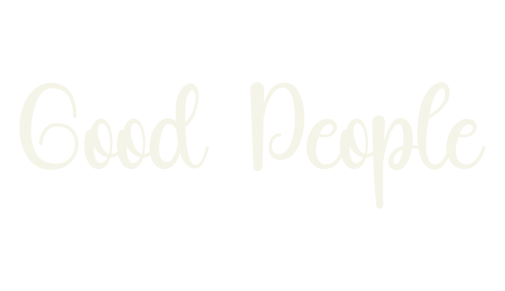 Good People, valentine font preview