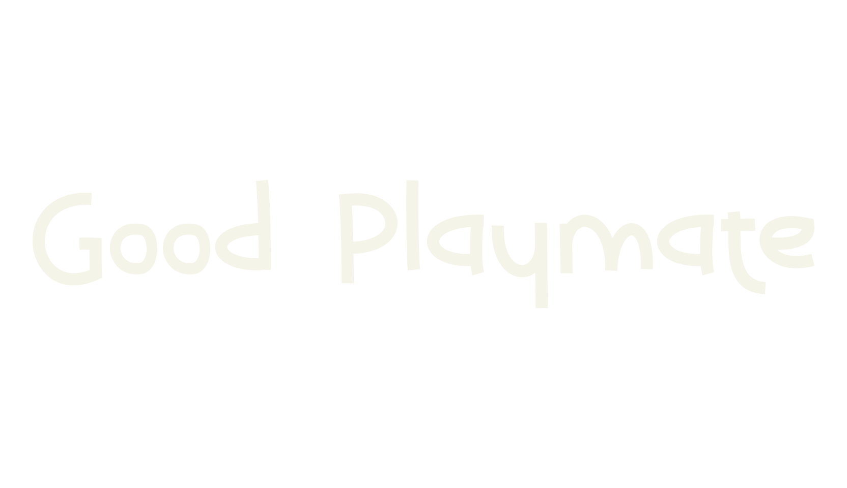Good Playmate, baby font preview