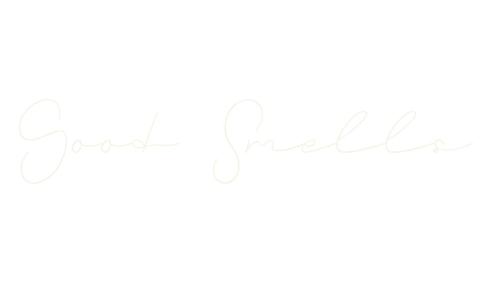 Good Smells, calligraphy font preview
