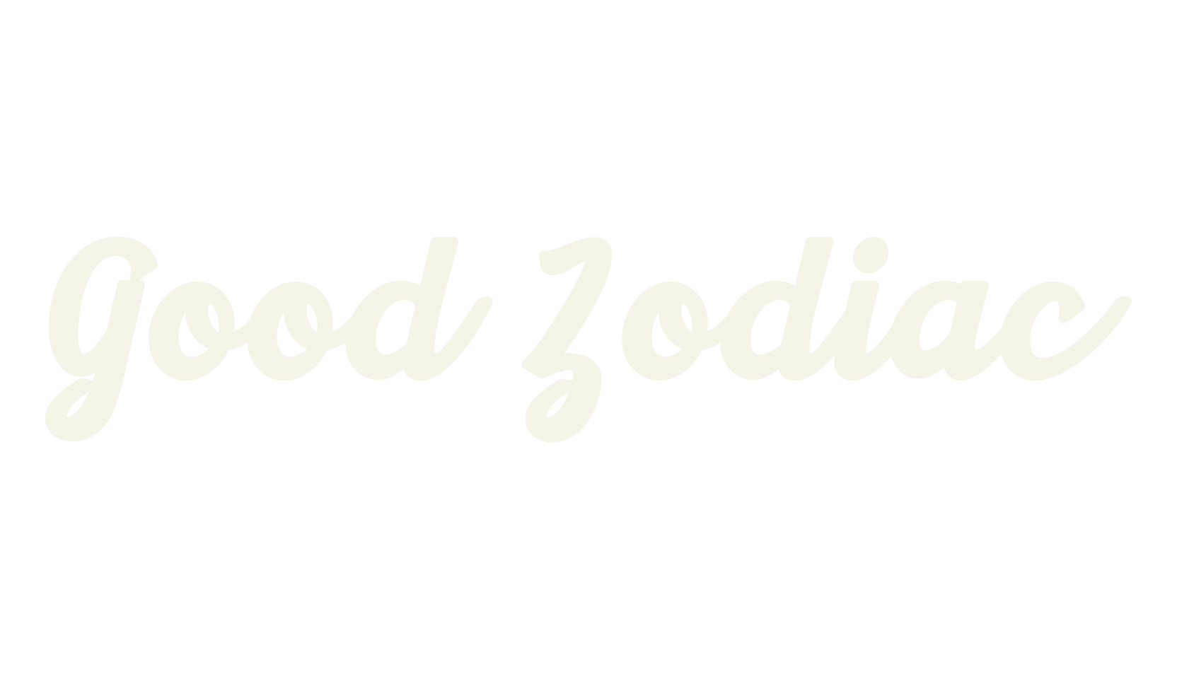 Good Zodiac, typewriter font preview