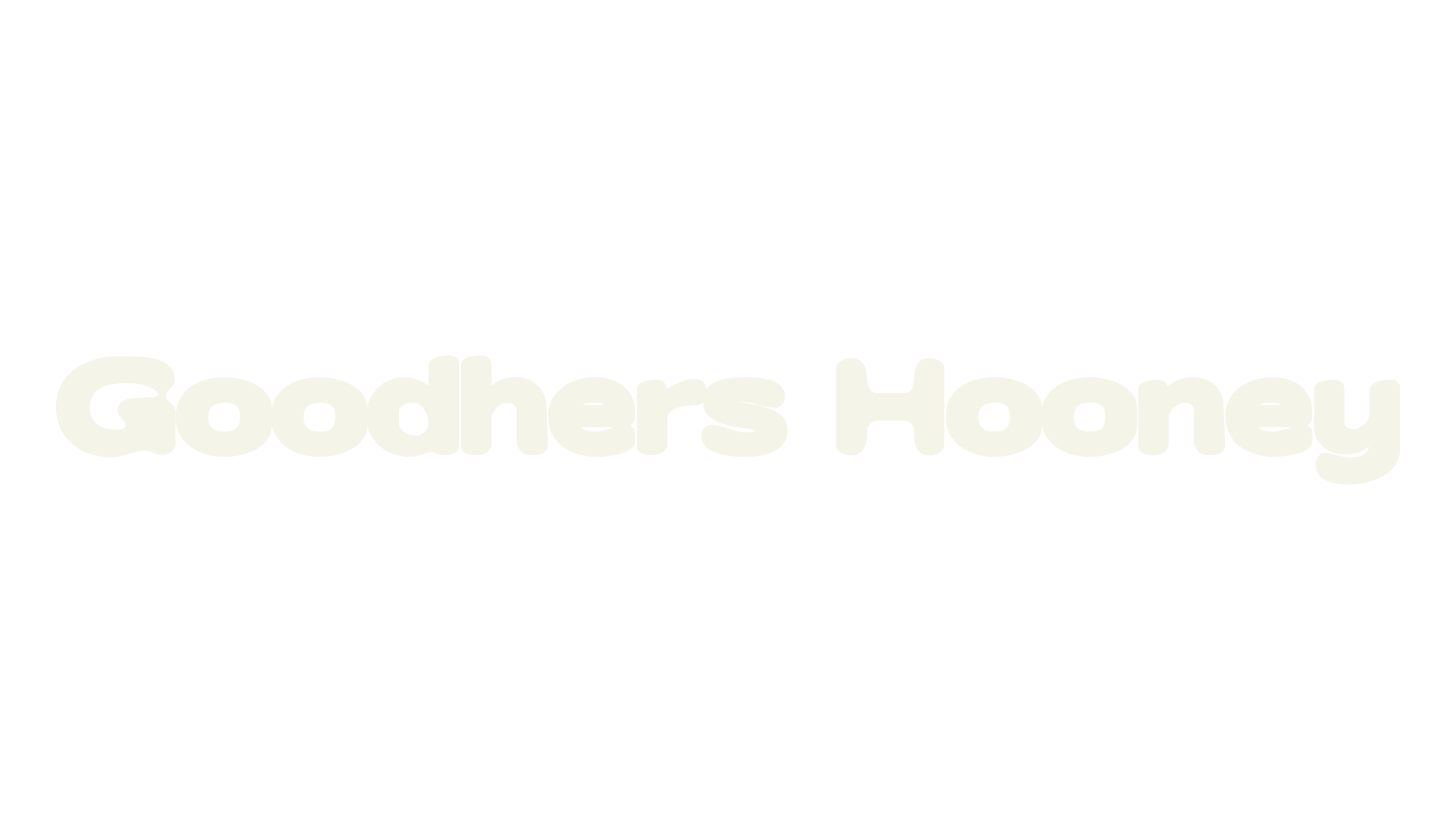 Goodhers Hooney, wide font preview