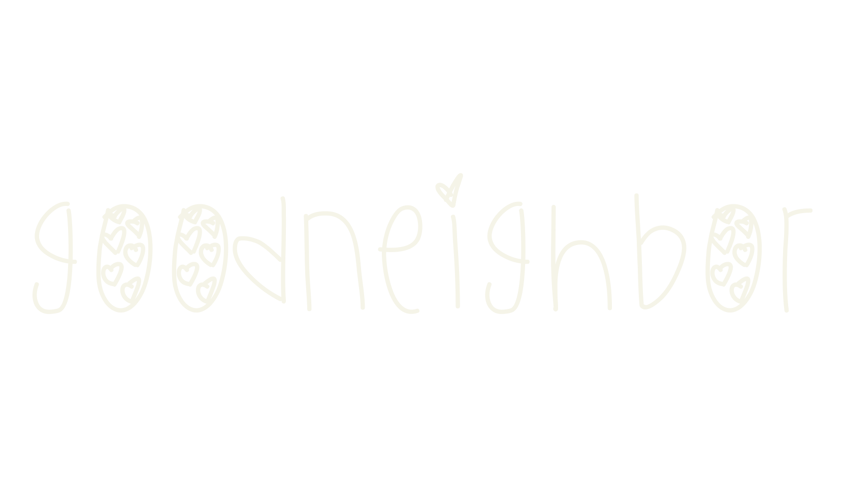 GoodNeighbor, display market font preview
