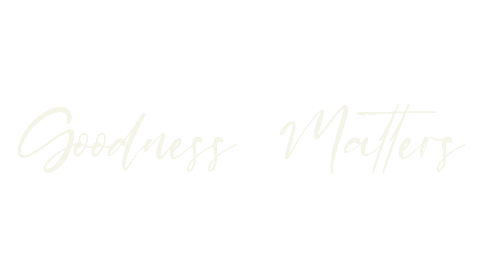 Goodness Matters, fashion script font preview