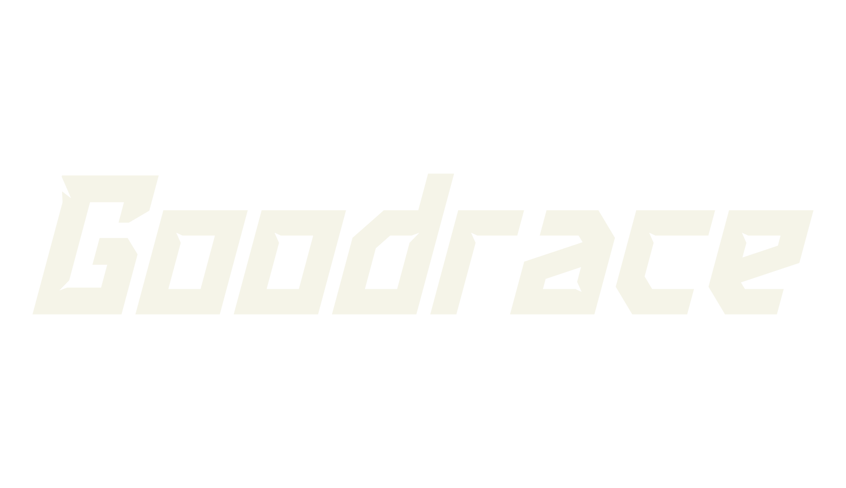 Goodrace, racing font preview