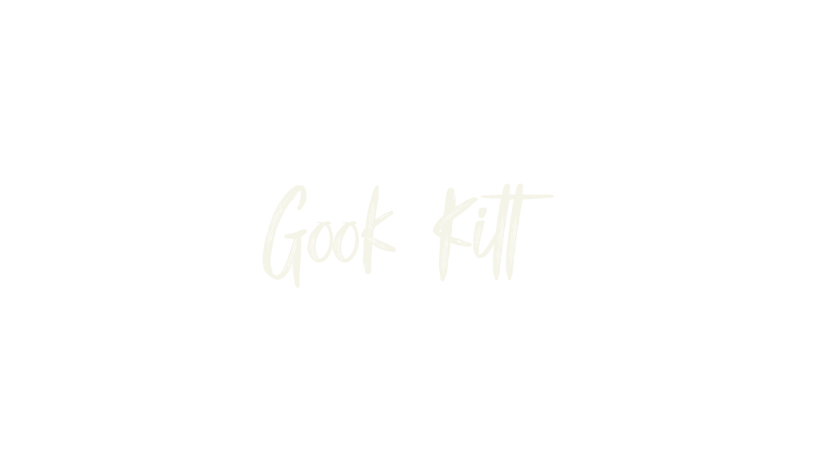 Gook Kitt, brush font preview