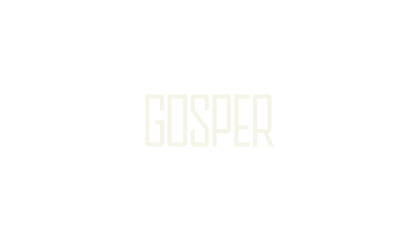 GOSPER, sans serif font preview
