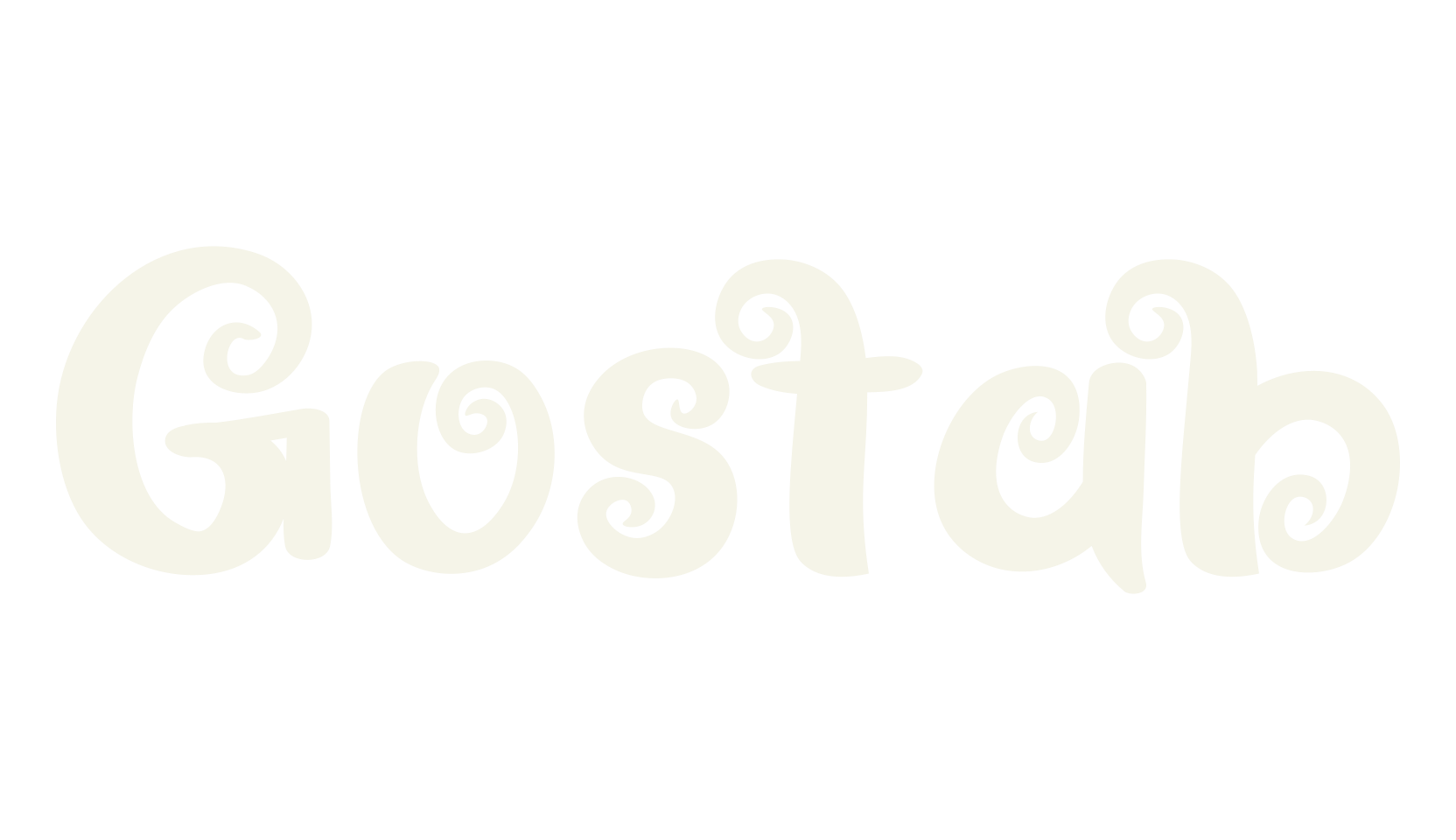 Gostab, halloween font preview