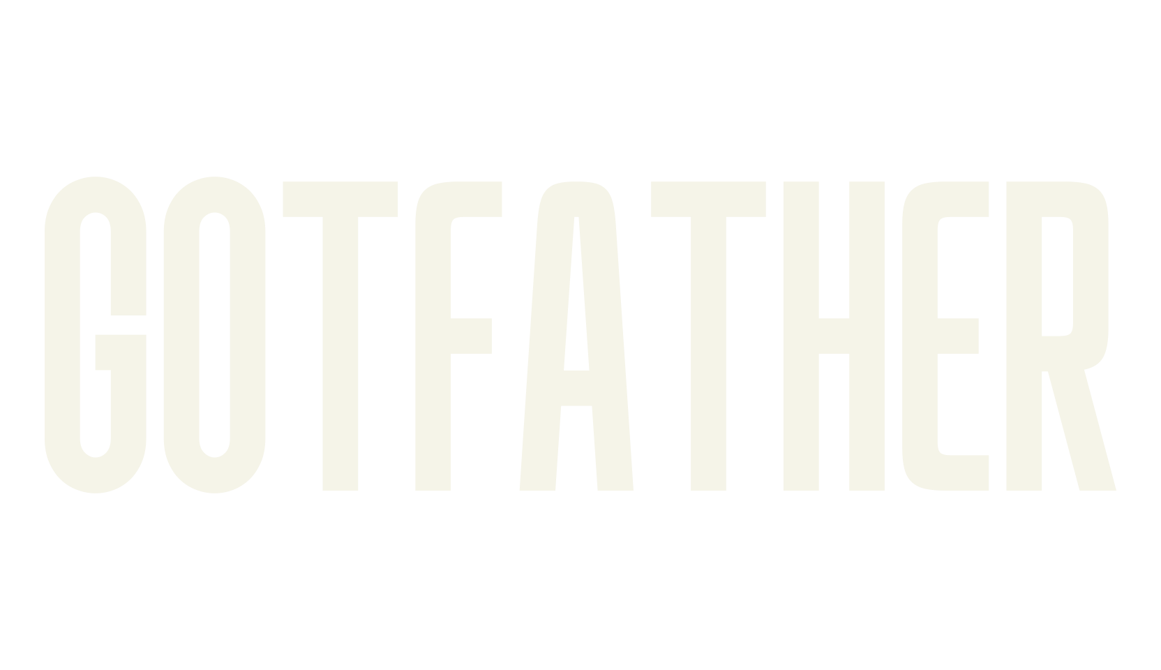 GOTFATHER, condensed font preview