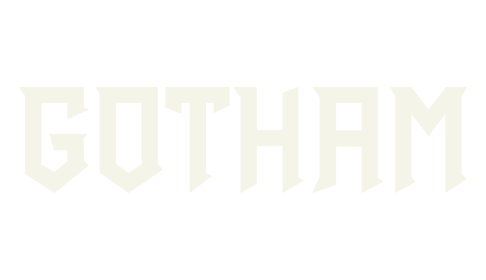 Gotham, gothic font preview