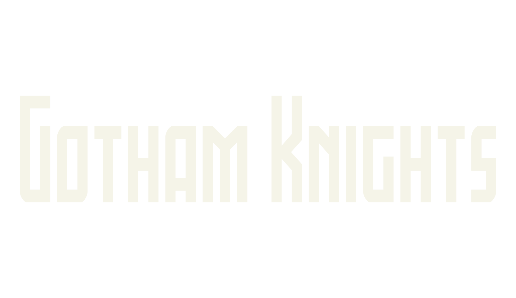 Gotham Knights, sans font preview