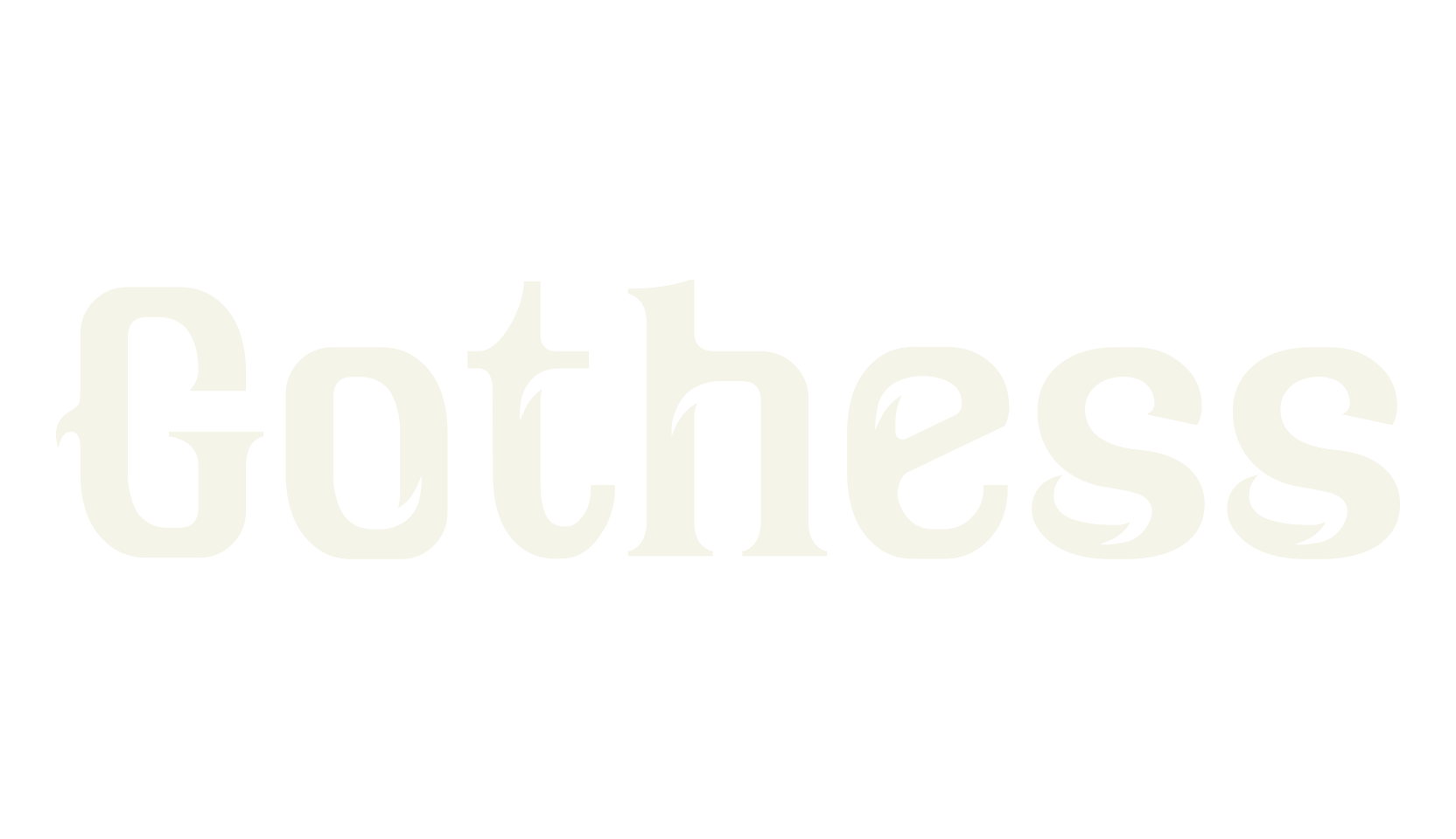 Gothess, fantasy font preview