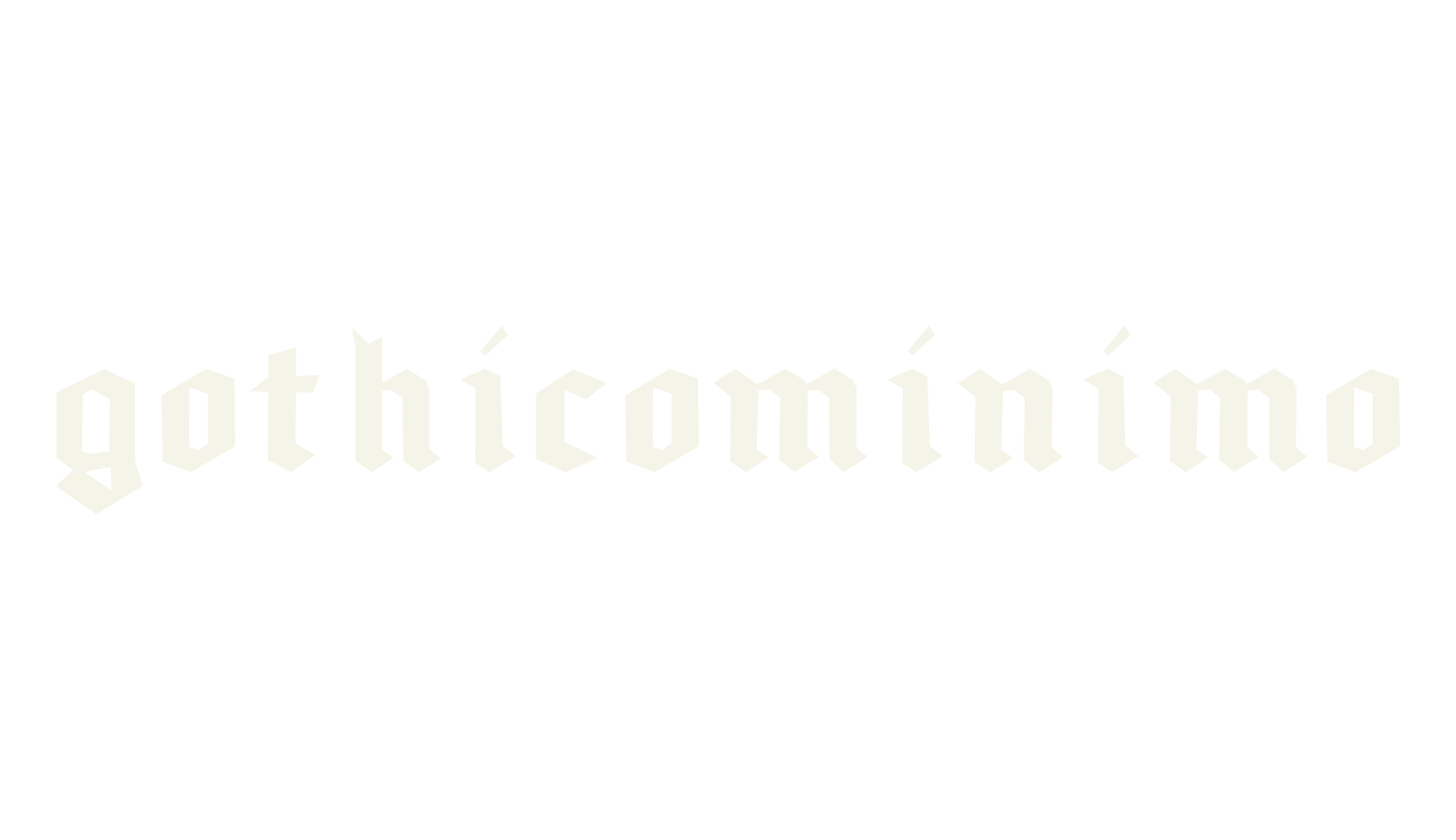 gothicominimo, fantasy font preview
