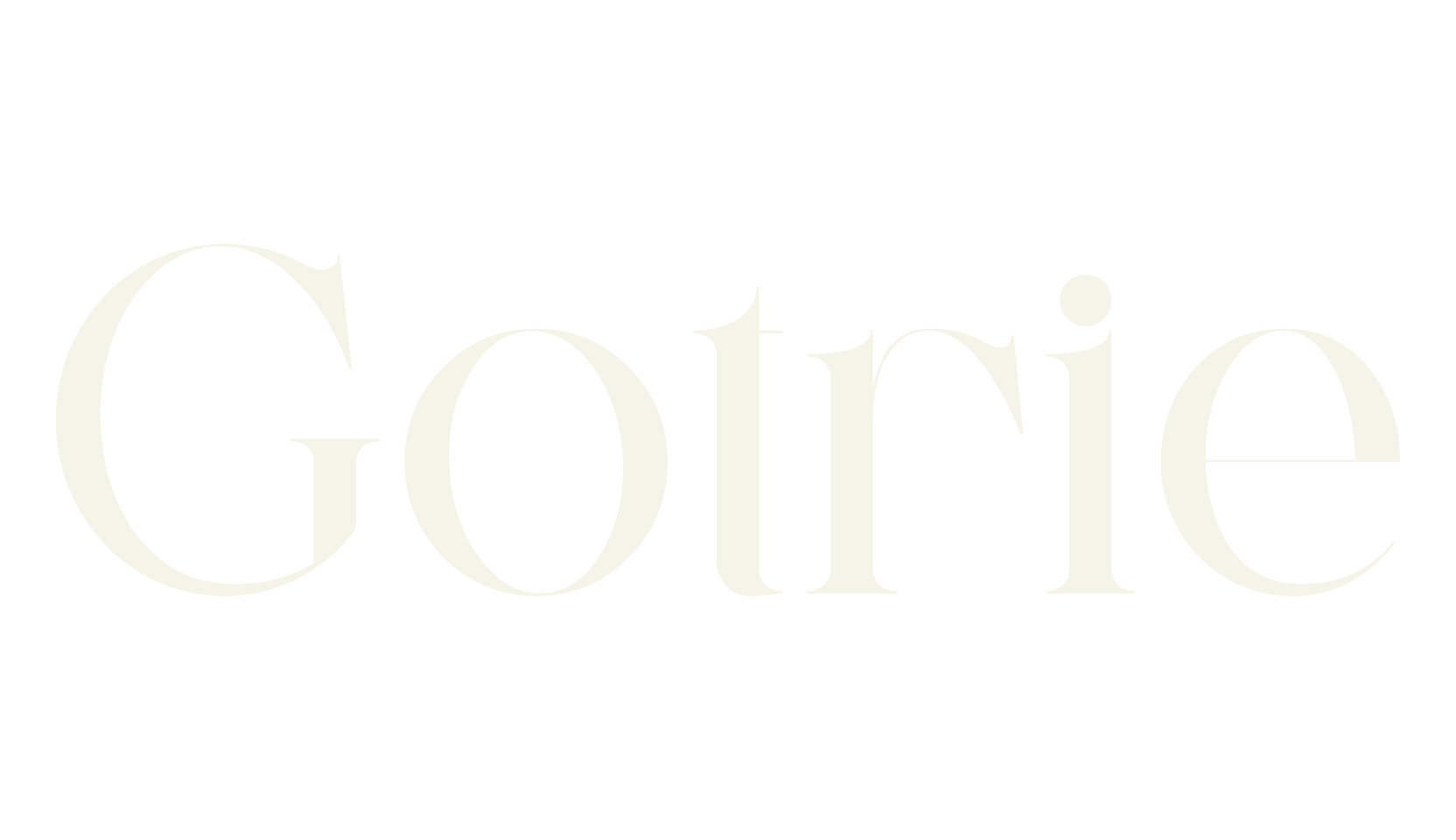 Gotrie, vintage font preview