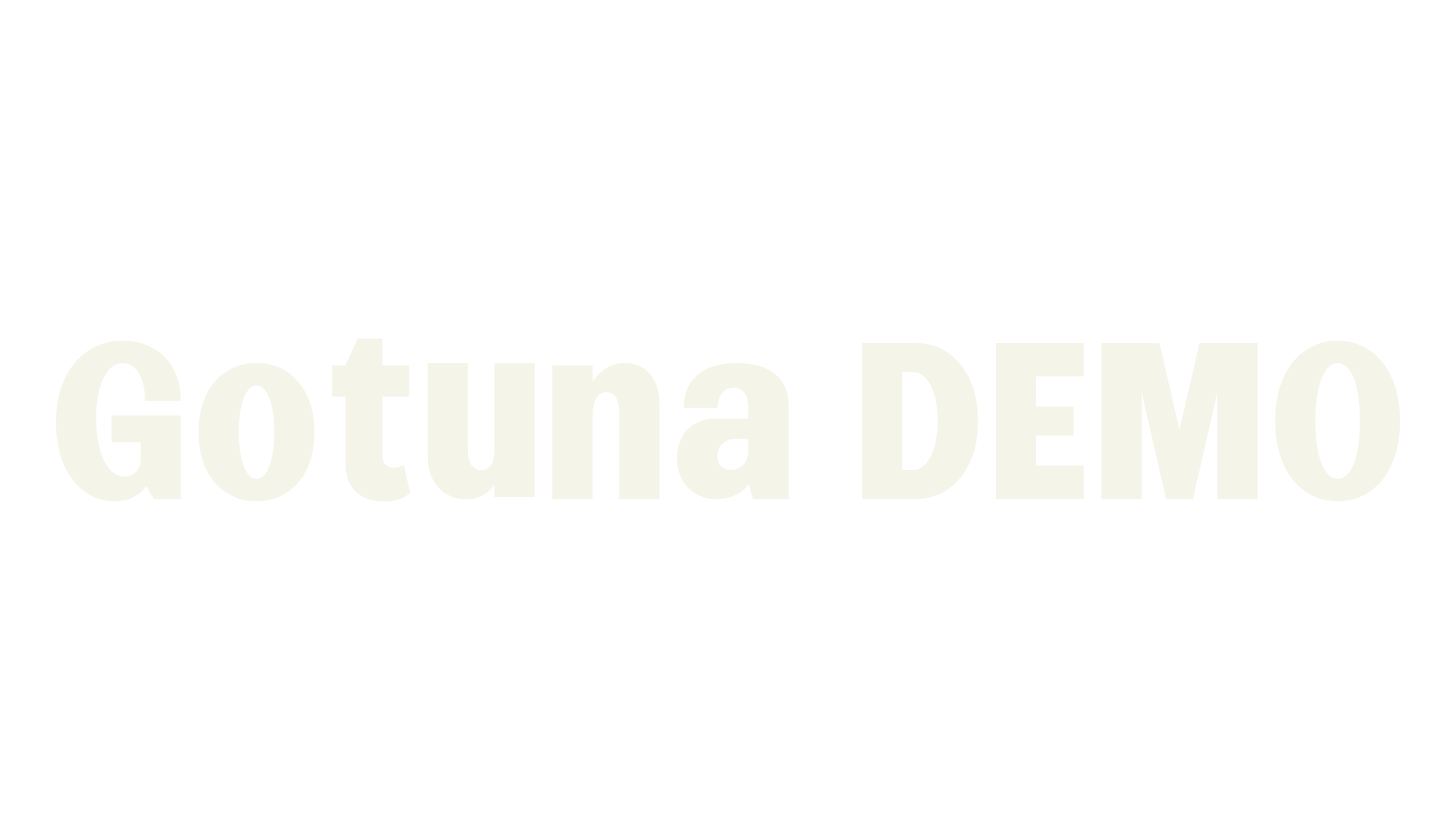 Gotuna DEMO, tall font preview