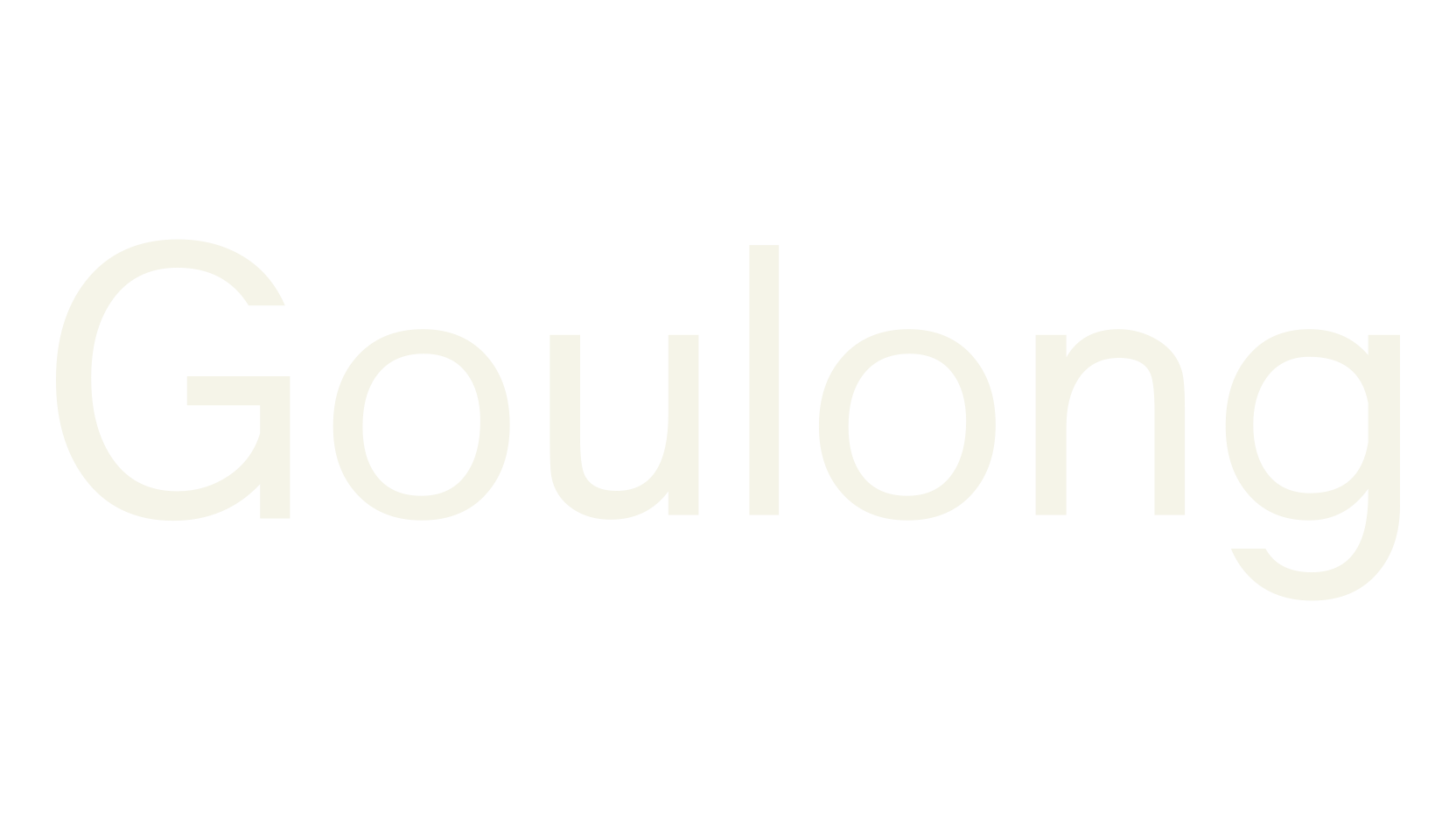 Goulong, sans font preview