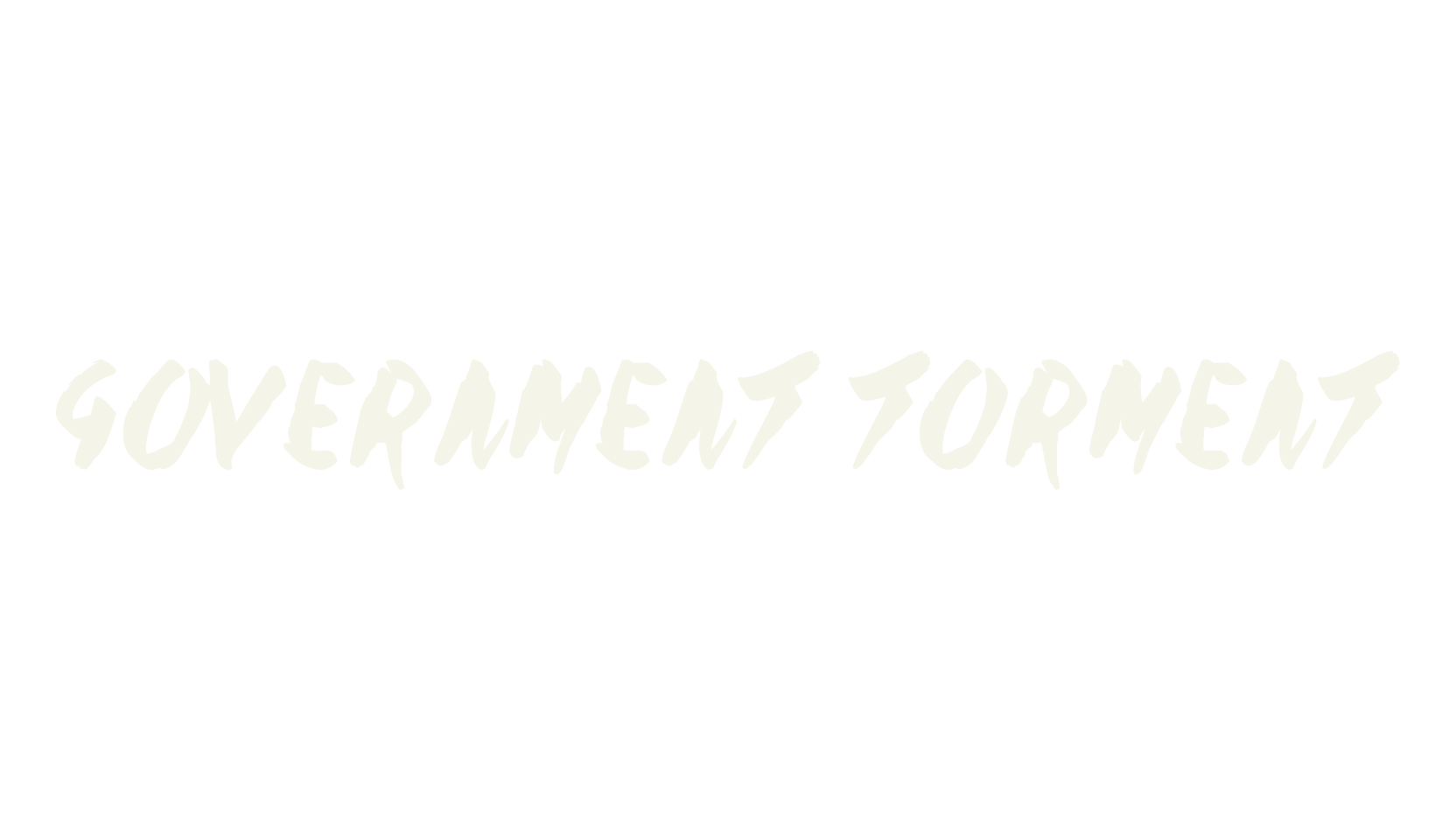 Government Torment, fashion script font preview